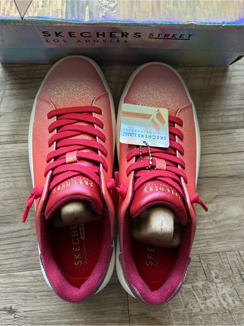 Skechers x Jane Glitter Court Break 7.5 Women